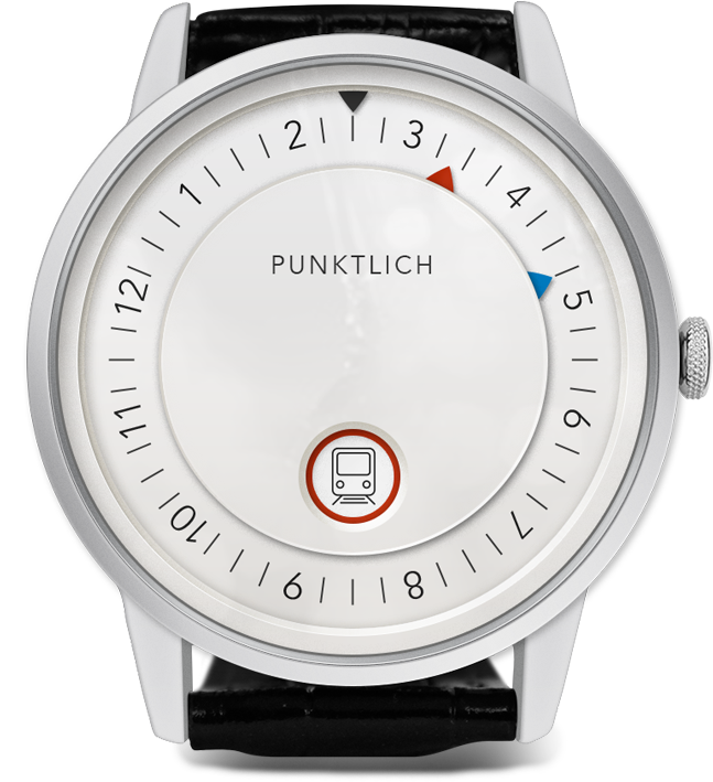 Die PUNKTLICH Armbanduhr